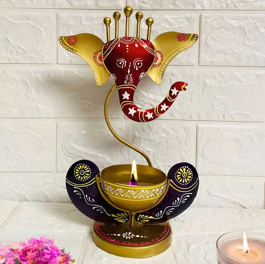 Ganesha with Tealight Candle Holder